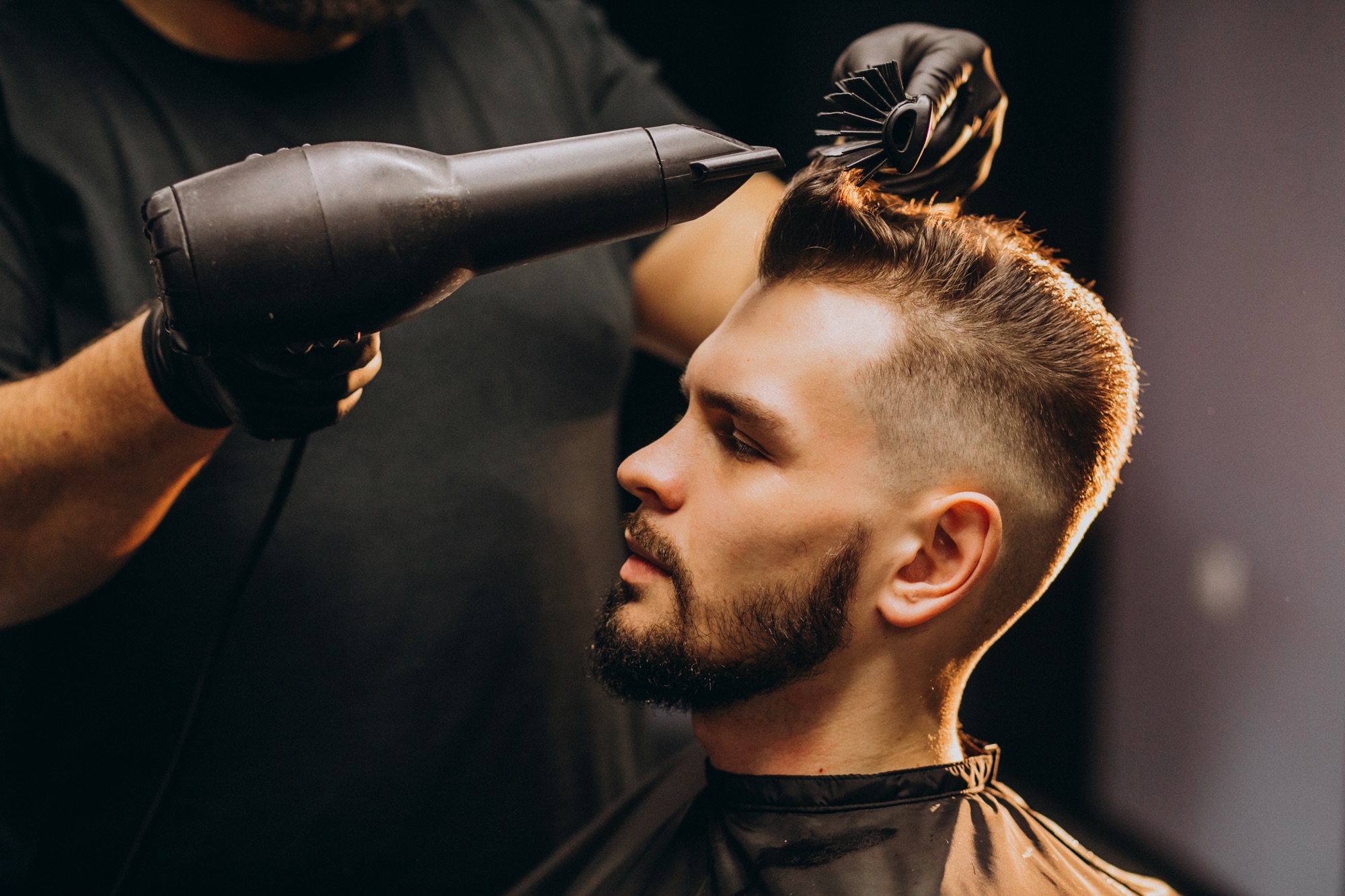 handsome-man-barber-shop-styling-hair